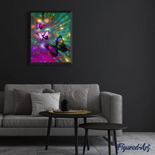 Cargar imagen en el visor de la galería, Punto De Cruz Diamante - Punto De Cruz Diamante - Vuelo De Las Mariposas - Figuredart - Mariposas Mascotas Punto De Cruz Diamante Animales