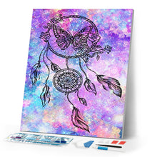 Cargar imagen en el visor de la galería, Diamond Painting - Atrapasueños con mariposa