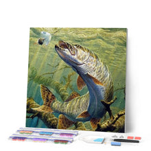 Cargar imagen en el visor de la galería, Punto De Cruz Diamante - Punto De Cruz Diamante - Pike - Figuredart - Mascotas Peces Punto De Cruz Diamante Animales