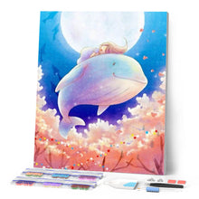 Cargar imagen en el visor de la galería, Diamond Painting - Niña y ballena