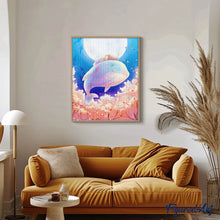 Cargar imagen en el visor de la galería, Diamond Painting - Niña y ballena