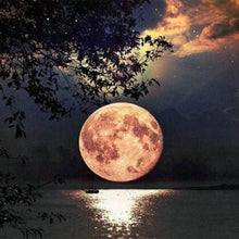 Cargar imagen en el visor de la galería, Punto De Cruz Diamante - Punto De Cruz Diamante - Full Moon - Figuredart - Paisajes Punto De Cruz Diamante Paisajes