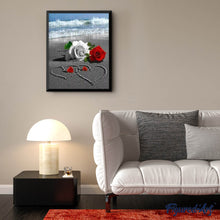 Cargar imagen en el visor de la galería, Punto De Cruz Diamante - Punto De Cruz Diamante - Rosas En La Playa - Figuredart - Flores Punto De Cruz Diamante Flores