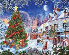 Cargar imagen en el visor de la galería, Punto De Cruz Diamante - Punto De Cruz Diamante - Christmas Village - Figuredart - Navidad Paisajes Punto De Cruz Diamante Paisajes