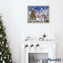 Cargar imagen en el visor de la galería, Punto De Cruz Diamante - Punto De Cruz Diamante - Christmas Village - Figuredart - Navidad Paisajes Punto De Cruz Diamante Paisajes