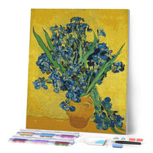 Cargar imagen en el visor de la galería, Diamond Painting - Jarrón con lirios - Van Gogh