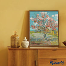 Cargar imagen en el visor de la galería, Diamond Painting - Melocotonero en flor - Van Gogh