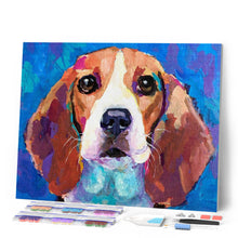 Cargar imagen en el visor de la galería, Diamond Painting - Retrato de perro