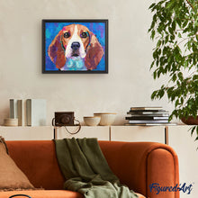Cargar imagen en el visor de la galería, Diamond Painting - Retrato de perro