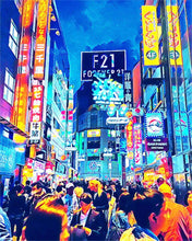 Cargar imagen en el visor de la galería, Punto de Cruz Diamante - Tokyo shibuya