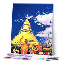 Cargar imagen en el visor de la galería, Punto de Cruz Diamante - Diamond Painting - Templo de Chiangmai