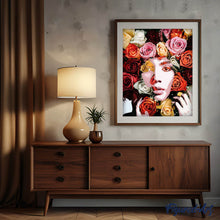 Cargar imagen en el visor de la galería, Punto de Cruz Diamante - Diamond Painting - Cara rosada
