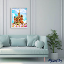 Cargar imagen en el visor de la galería, Punto de Cruz Diamante - Diamond Painting - Catedral de la albahaca