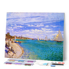 Cargar imagen en el visor de la galería, Diamond Painting - Regattas en Sainte -adresse - Monet