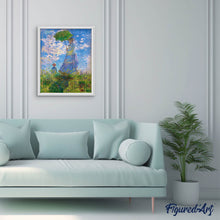 Cargar imagen en el visor de la galería, Diamond Painting - El Paseo - Monet 40x50cm con bastidor montado