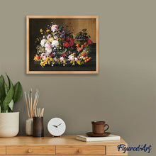 Cargar imagen en el visor de la galería, Punto de Cruz Diamante - Los bodegones de flores y frutas - Severin Roesen