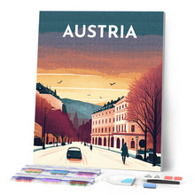 Cargar imagen en el visor de la galería, Diamond Painting - Póster de viaje Viena