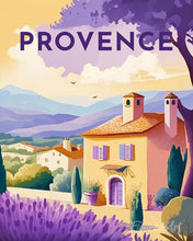 Cargar imagen en el visor de la galería, Diamond Painting - Póster de viaje Provenza