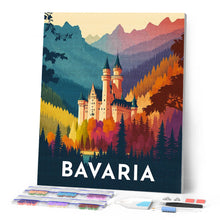 Cargar imagen en el visor de la galería, Diamond Painting - Póster de viaje Baviera