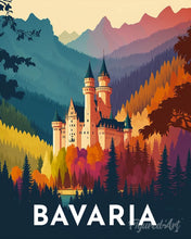 Cargar imagen en el visor de la galería, Diamond Painting - Póster de viaje Baviera