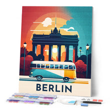 Cargar imagen en el visor de la galería, Diamond Painting - Póster de viaje Berlín