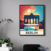 Cargar imagen en el visor de la galería, Diamond Painting - Póster de viaje Berlín