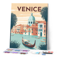 Cargar imagen en el visor de la galería, Diamond Painting - Póster de viaje Venecia