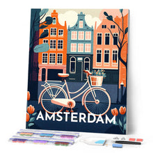 Cargar imagen en el visor de la galería, Diamond Painting - Póster de viaje Ámsterdam