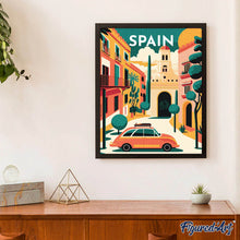 Cargar imagen en el visor de la galería, Diamond Painting - Póster de viaje Sevilla