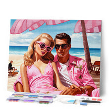 Cargar imagen en el visor de la galería, Diamond Painting - Enamorados junto al Mar
