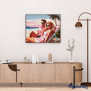 Diamond Painting - Amor de Diva en la Playa