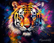 Cargar imagen en el visor de la galería, Diamond Painting - Tigre Abstracto Colorido