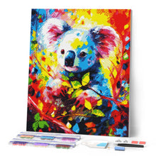 Cargar imagen en el visor de la galería, Diamond Painting - Koala Abstracto Colorido