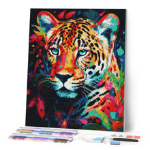 Cargar imagen en el visor de la galería, Diamond Painting - Leopardo Abstracto Colorido