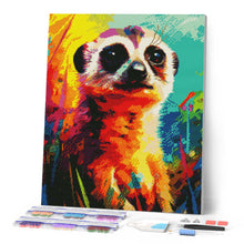 Cargar imagen en el visor de la galería, Diamond Painting - Suricata Abstracta Colorida