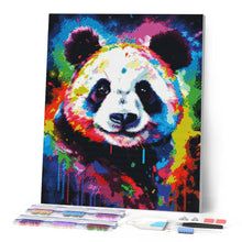 Cargar imagen en el visor de la galería, Diamond Painting - Panda Abstracto Colorido