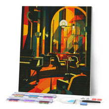 Cargar imagen en el visor de la galería, Diamond Painting - Club Art Deco 40x50cm con bastidor montado