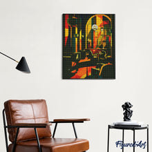 Cargar imagen en el visor de la galería, Diamond Painting - Club Art Deco 40x50cm con bastidor montado
