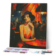 Cargar imagen en el visor de la galería, Diamond Painting - Mujer Art Deco en el club