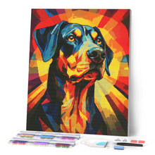 Cargar imagen en el visor de la galería, Diamond Painting - Perro Art Deco