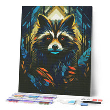 Cargar imagen en el visor de la galería, Diamond Painting - Mapache Art Deco