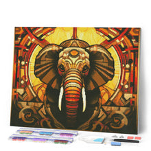 Cargar imagen en el visor de la galería, Diamond Painting - Elefante Art Deco
