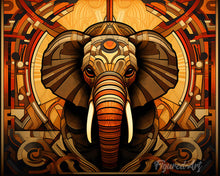 Cargar imagen en el visor de la galería, Diamond Painting - Elefante Art Deco