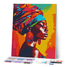 Cargar imagen en el visor de la galería, Diamond Painting - Dama Africana Vívida