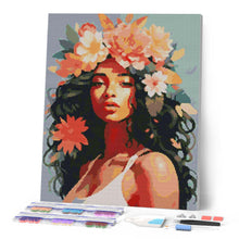 Cargar imagen en el visor de la galería, Diamond Painting - Belleza Coronada de Peonías