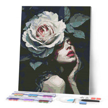Cargar imagen en el visor de la galería, Diamond Painting - Dama de la Rosa
