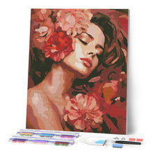 Cargar imagen en el visor de la galería, Diamond Painting - Belleza Durmiente de Camelias
