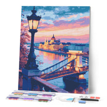 Cargar imagen en el visor de la galería, Diamond Painting - Budapest al Anochecer