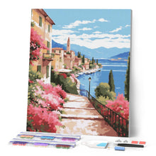 Cargar imagen en el visor de la galería, Diamond Painting - Lago Como en Flor