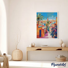 Cargar imagen en el visor de la galería, Diamond Painting - Marrakech Marruecos 40x50cm con bastidor montado
